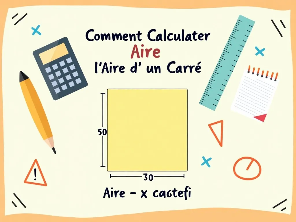Comment Calculer L'Aire D'Un Carré