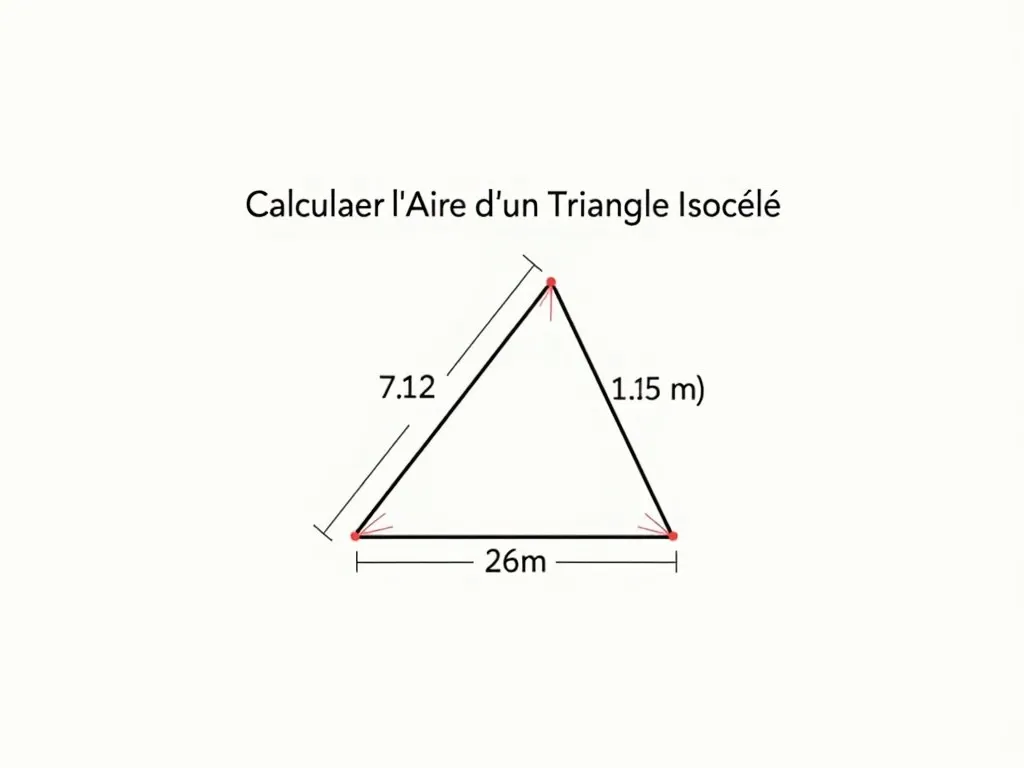 Comment Calculer L'Aire D'Un Triangle Isocèle