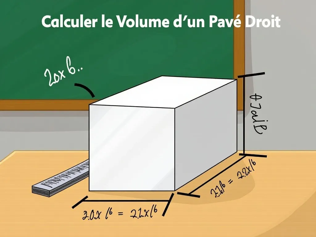 Comment Calculer Le Volume D'Un Pavé Droit