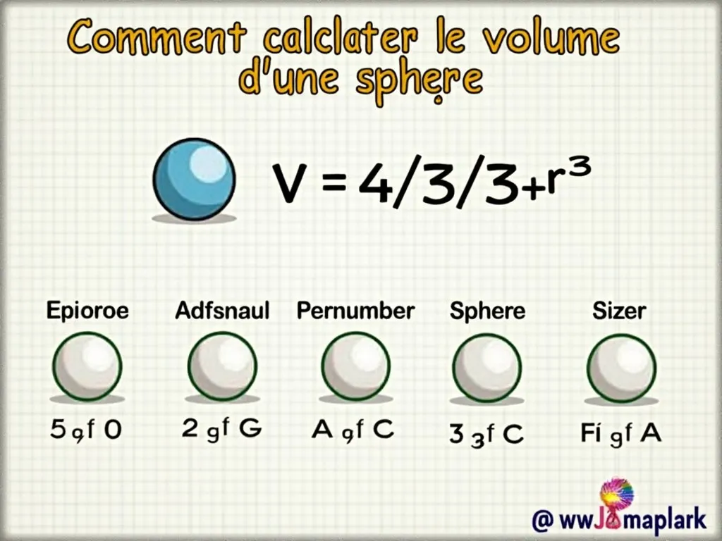 Comment Calculer Le Volume D'Une Sphère